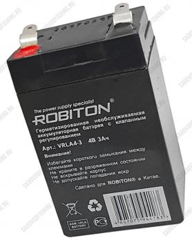 Аккумулятор Alip Robiton VRLA4-3 4v 3Aч