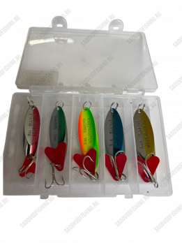 Набор kastmaster в кейсе 10,14,18,21,21g Sale