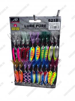 колеблющиеся блесна Columbia Lure Pure  9g 20шт