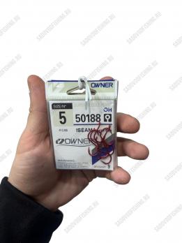 Крючки owner Jin Tai 50188 red  10шт
