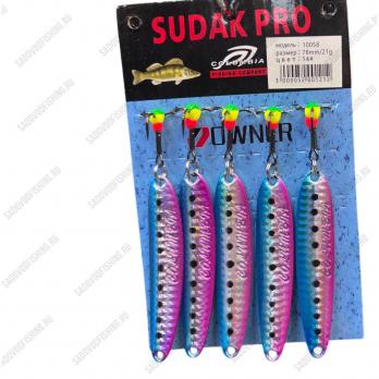Блесна судачьи зимние Sudak Pro Columbia 70 мм 21 грамм 5шт
