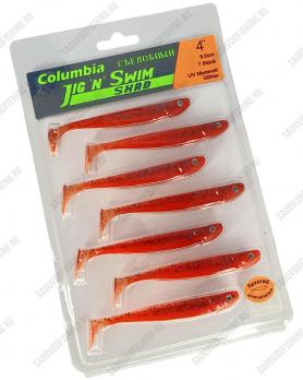 Виброхвост Columbia Jig 'N' Swim 4 дюйма (100мм) 7шт