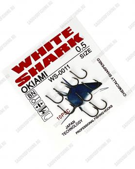 Крючки Sokuda White Shark WS-0011 №0,5-№7