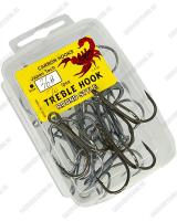 Крючок тройник Sokuda Treble Hook №2/0 20 шт