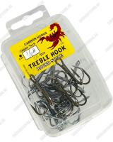 Крючок тройник Sokuda Treble Hook №1/0 20 шт