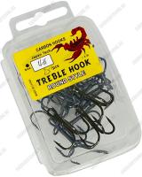 Крючок тройник  Sokuda Treble Hook №4 25 шт