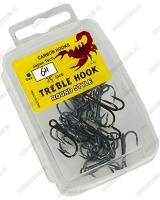 Крючок тройник Sokuda Treble Hook №6 25 шт