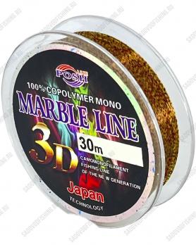 Монофильная леска Posh Marble Line 30м