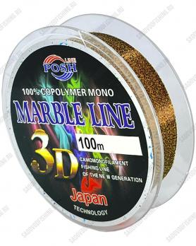 Монофильная леска Posh Marble Line 100м