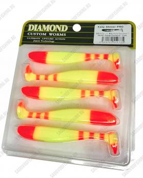 Виброхвост Grows Culture Diamond Easy Shiner PRO 4 дюйма (100мм) 5шт