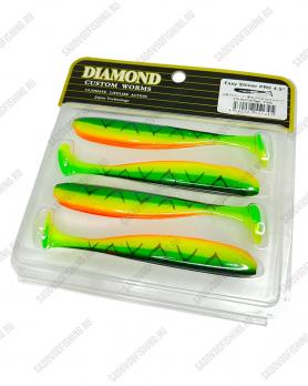 Виброхвост Grows Culture Diamond Easy Shiner PRO 4.5 дюйма (114мм) 4шт