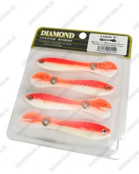 Силиконовая приманка Grows Culture Diamond Loach 4 дюйма (101мм) 4шт