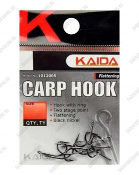 Крючки карповые Kaida CARP HOOK №2 - №10 10 пачек