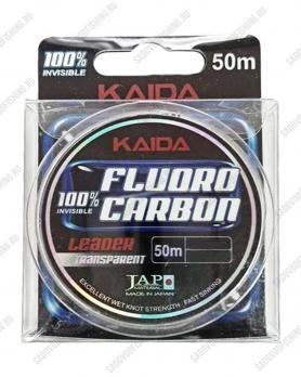 Леска флюрокарбоновая Kaida FCHD FLUORO CARBON 0.12мм - 0.50мм 50м