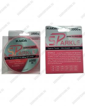Леска монофильная Kaida Sparkle 1000м 0.28мм - 0.40мм