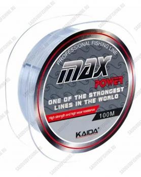 Леска монофильная Kaida MAX POWER 100м 0.16мм - 0.50мм 10 упаковок