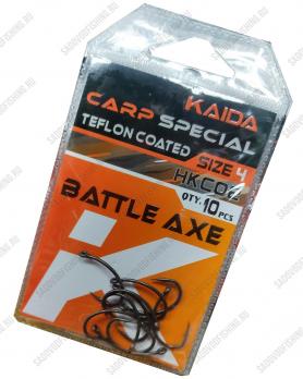 Крючки одинарные Kaida BATTLE AXE №2 - №8