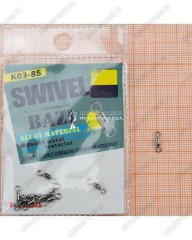 Вертлюг Kaida BAZI SWIVEL S - XL 10 пачек