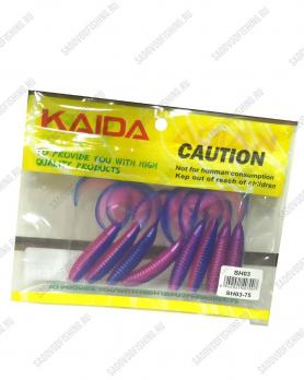 Виброхвост Kaida SOFT BAIT SALTY TASTE 2,95 дюйма (75мм) 8шт