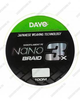 Плетеный шнур Dayo NANO BRAID X3 100м
