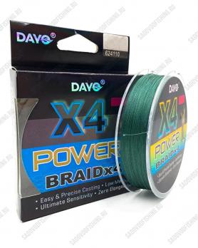 Плетеный шнур Dayo POWER BRAID X4 100м