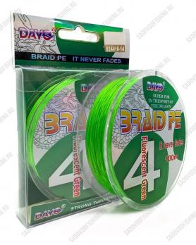 Плетеный шнур Dayo BRAID PEх4 100мм