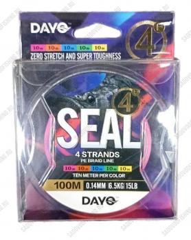 Плетеный шнур Dayo SEAL X4 100м