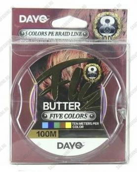 Плетеный шнур Dayo FLY BETTER X8 100м