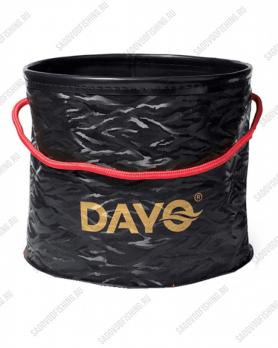 Ведро складное для прикормки Dayo черный