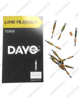 Вертлюг быстросъемный яркий удлиненный Dayo Line Aligner 10 пачек