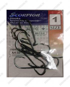 Крючок одинарный Dayo BH-T.D.E Scorpion 10 пачек