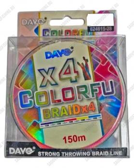Шнур плетенный Dayo COLORFU X4 150м 10пачек