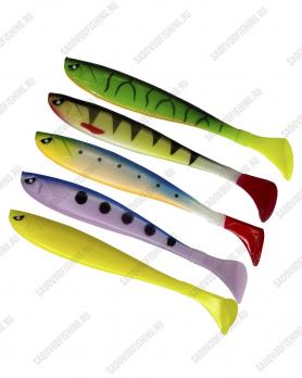 Виброхвост GoFishing Basara 4 дюйма (100мм) 5шт