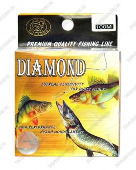 Леска монофильная Grows Culture Diamond 100м Прозрачная 10 пачек