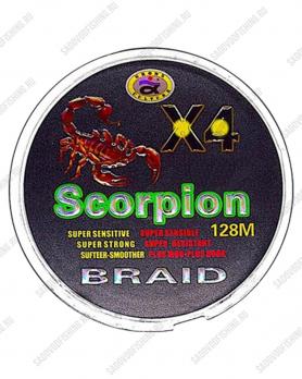Шнур плетеный Grows Culture Scorpion x4 128м 10 пачек