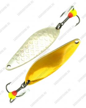 Блесна колеблющаяся 3 Sharks Премиум Русская рыбалка Малёк Б 50мм 8гр