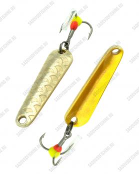 Блесна колеблющаяся 3 Sharks Премиум Русская рыбалка Гробик-Спорт М 30мм 2.5гр