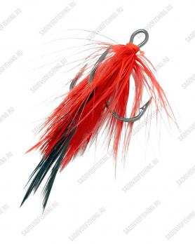Крючок тройной с мушкой 3 Sharks Toughlon Cocktail Treble Hooks 10шт