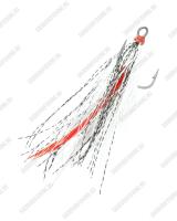 Крючок тройной с мушкой 3 Sharks Toughlon Bucktail Treble Hooks Assoted 10шт