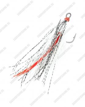 Крючок тройной с мушкой 3 Sharks Toughlon Bucktail Treble Hooks Assoted 10шт