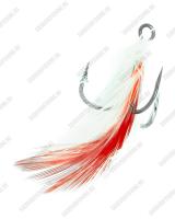 Крючок тройной с мушкой 3 Sharks Toughlon Cocktail Treble Hooks Assoted 10шт