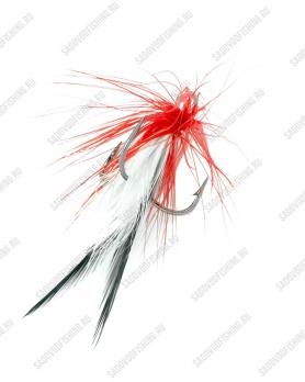 Крючок тройной с мушкой 3 Sharks Toughlon Cocktail Treble Hooks Assoted 10шт