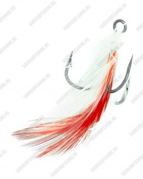 Крючок тройной с мушкой 3 Sharks Toughlon Cocktail Treble Hooks Assoted 10шт
