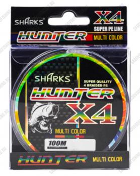 Шнур плетеный 3 Sharks MAX POWER X4 HUNTER COLOR 200м 10 пачек