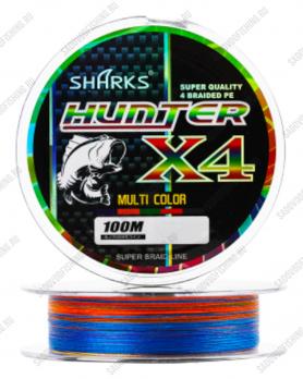 Шнур плетеный 3 Sharks MAX POWER X4 HUNTER COLOR 200м 10 пачек