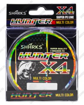 Шнур плетеный 3 Sharks MAX POWER X4 HUNTER COLOR 200м 10 пачек