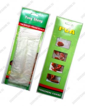 Пакеты ПВА М для прикормки 3 Sharks 70мм х 190мм 5 упаковок