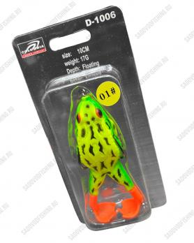 Приманка поверхностная лягушка Columbia d-1006 10см 17гр