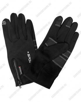 Перчатки Wind Gloves Sports cпортивные Чёрный