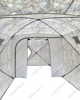 Палатка зимняя Ospey утеплённая Куб 6-х местная 440×220×225
